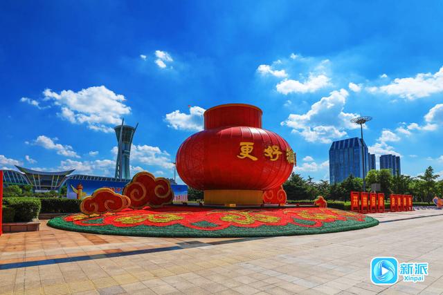 美出天际的市人民广场——令人骄傲的潍坊风景！
