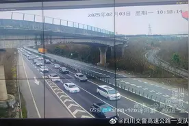 春节返程注意！成都这些高速路段车流量大图片