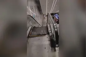 商场方回应广州东站连接商场扶梯故障 ：行李箱轮卡所致，无人受伤图片