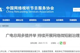 广电总局已下线2.5万部网络微短剧图片