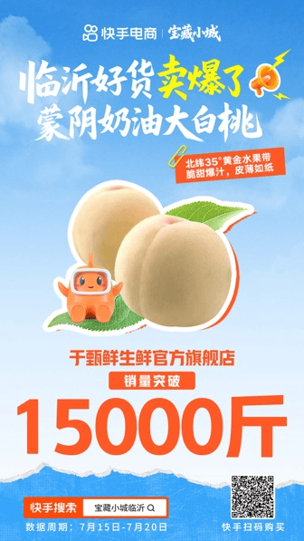热度和销量双丰收！快手电商“宝藏小城”计划首站告捷