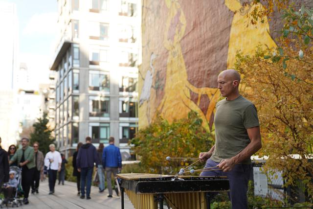 纽约高线公园：废弃铁路成为观光热点