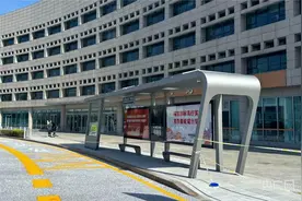 天津站北广场站公交站正式投入使用图片