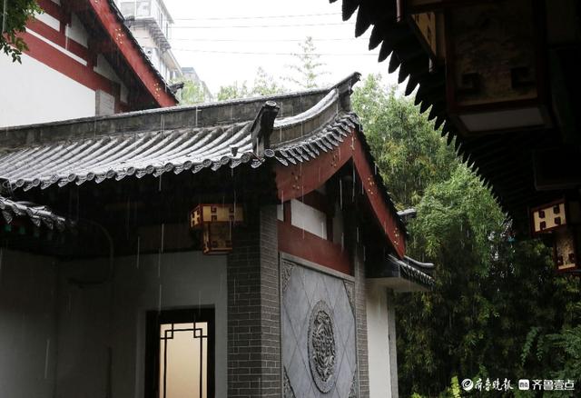 雨中趵突泉，美得让人醉