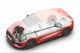 特立独行，奥迪纵置前驱技术图片