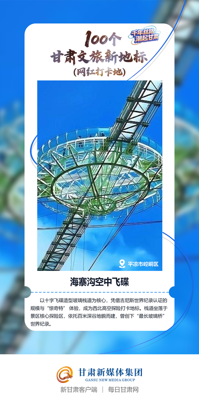 【微海报】100个甘肃文旅新地标(网红打卡地)——陇东南地区