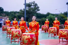 2024连云港开发区首届和美乡村篮球联赛开赛图片