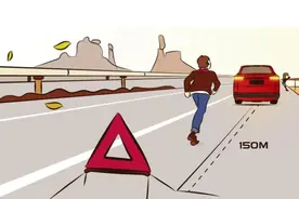高速行车，谨防“二次事故”！图片