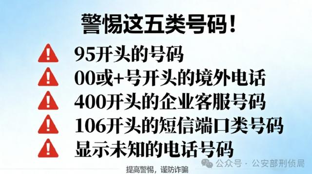 他的目标是你口袋里的钱！警惕这5类来电号码