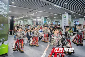 矮寨奇观亮相长沙地铁  市民尽享湘西风情图片