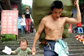 “棒棒”父亲摄影师：向上的阶梯从不说话图片