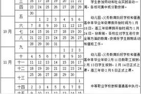 最长35天！安徽多地寒假时间公布图片