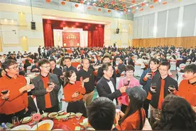 喜德盛公司宴请3000多名员工欢乐闹元宵图片