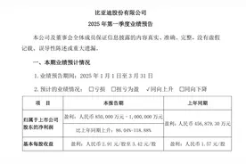 比亚迪，一季度最高预盈100亿，同比增长118%！销量超百万，大增近六成！今年准备卖550万辆车图片