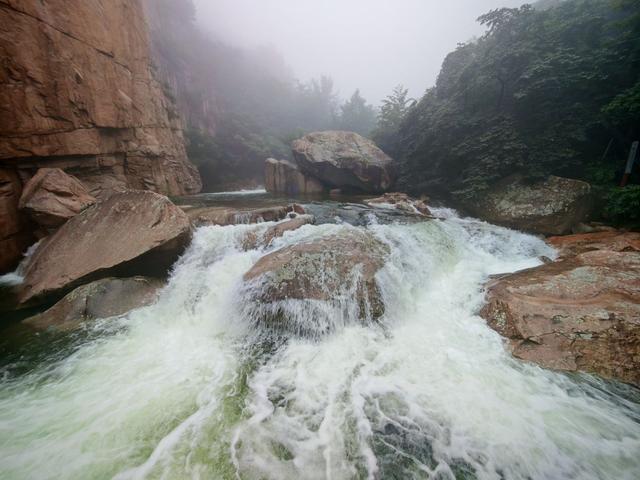 雨后九水飞瀑激流