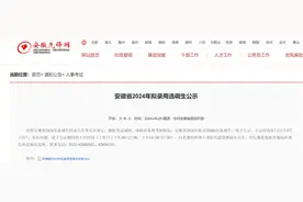 669名！安徽省2024年拟录用选调生公示图片