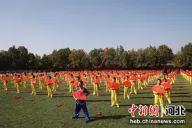 河北蠡县2023年中小学生田径运动会开幕图片