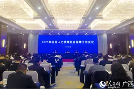 2025年全区人力资源社会保障工作会议召开图片