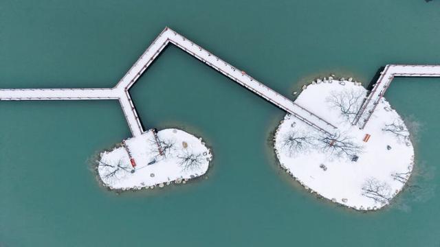 听雪落枝头，看松滋成画