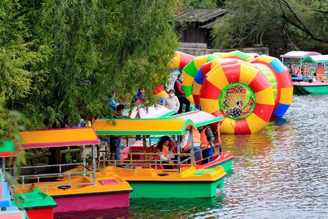 黄栌火红、银杏金黄，济南红叶谷美出圈！