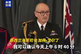 视频丨新西兰一军舰起火沉没 舰上人员安全图片