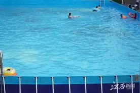 乡村建免费泳池 山里娃消暑好去处图片