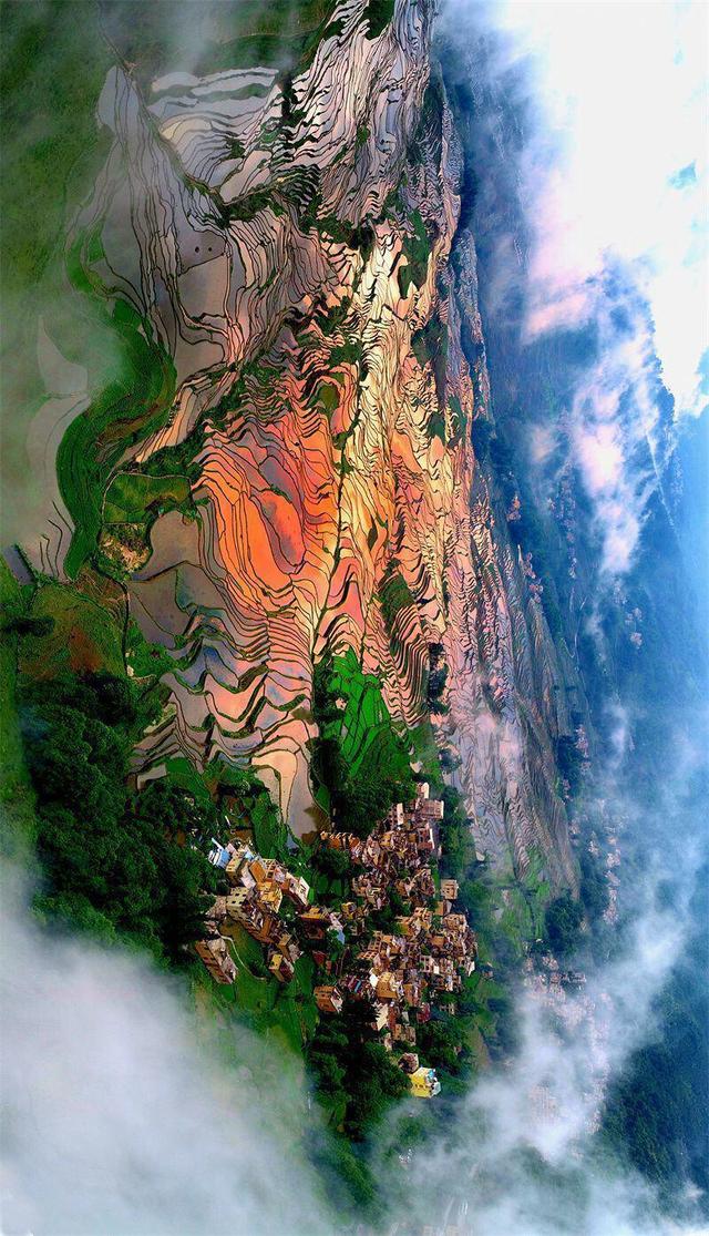 错过等明年，红河冬日“顶流”哈尼梯田上线