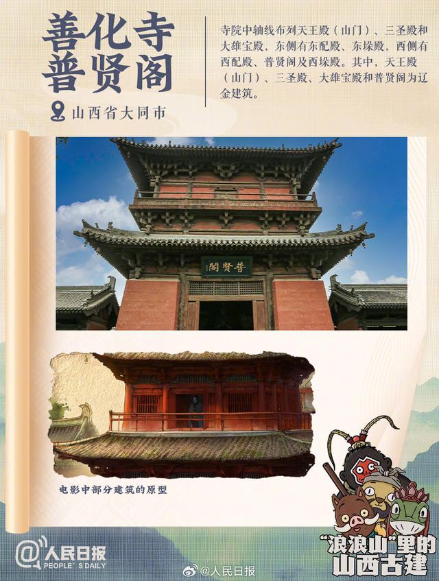 走！跟着浪浪山小妖怪打卡山西古建