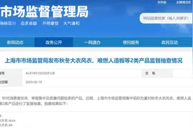 CK、Tommy 上质量黑榜！上海曝光17批次不合格服装图片