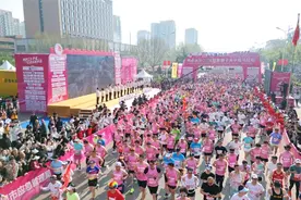 阳泉娘子关半程马拉松鸣枪开跑图片