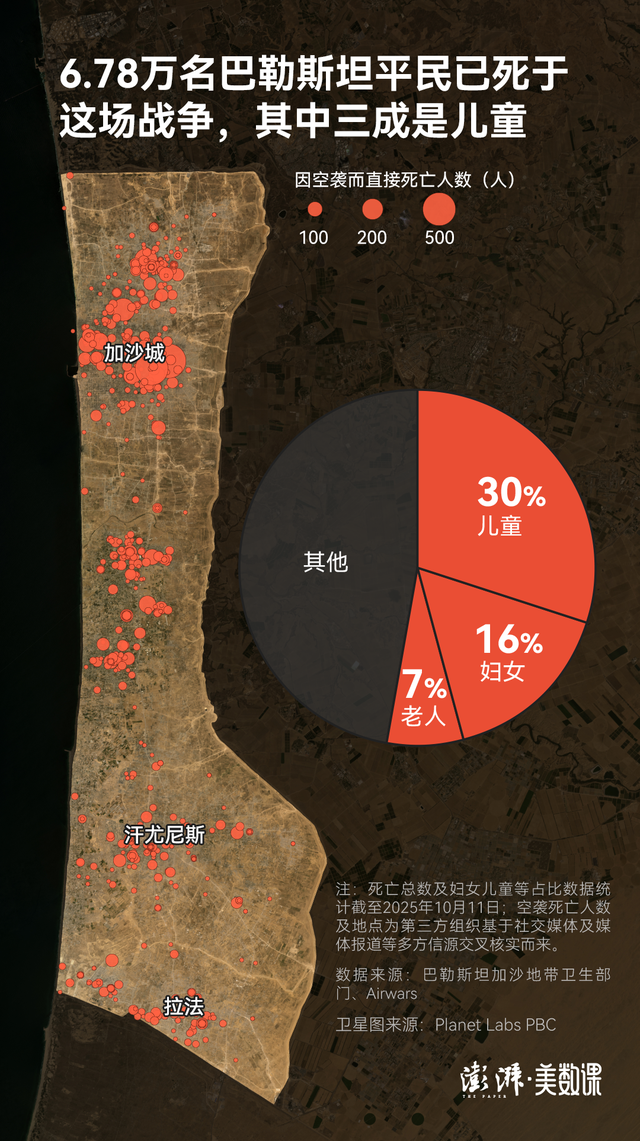 5张卫星图看加沙：2年战火改变了什么