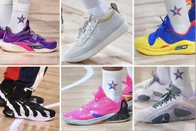谁的鞋最帅？NBA全明星赛众球星上脚：欧文1在列 SGA定制针织鞋面图片