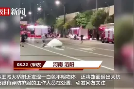查清了，洛阳街头的“白色不明物体”是这东西！官方：无危险，已拉走图片