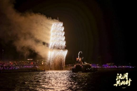 双节假期好去处！沅江这场沉浸式水空光影秀不可错过