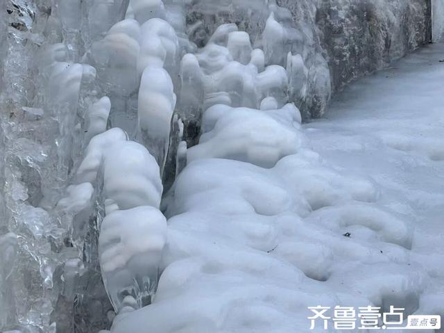 壹点号.秀山东|泰山彩石溪：冰锁崖间，惊艳一冬冬梦