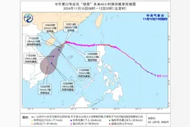 一个接一个？11月接连三个台风！海南三亚提醒图片