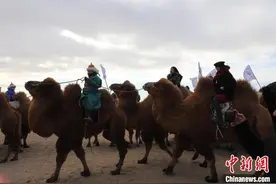 “塞北隘口”鸡鹿塞开关 百马百驼百车“渡·阴山”图片