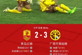 广西平果哈嘹3-2青岛红狮，单鹏飞首开记录，乔瓦尼补时绝杀图片
