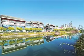 三河一渠：城水相依 美景如画图片