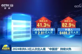2024年共6.1亿人次出入境 “中国游”持续火热图片