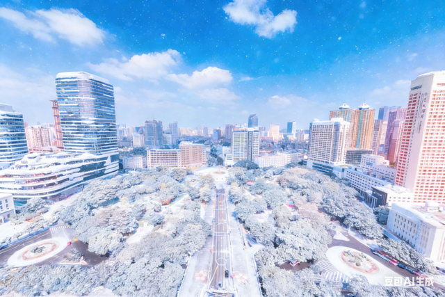 广州下雪十周年！今天，初雪“再现”