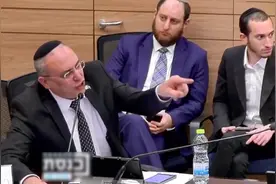 开会现场，以色列被扣押人员家属遭议员怒怼图片