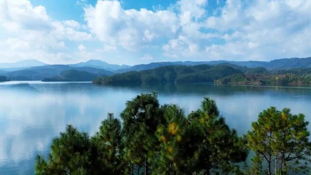 藏不住了！来渔洞水库邂逅初冬限定美景