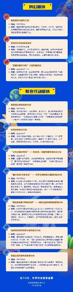 科普盛宴金秋九月来袭 2025陕西省全国科普月活动即将在三秦大地全面迸发