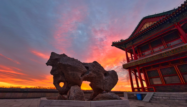 北京绝美朝霞，来了！