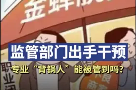 监管部门出手干预，能遏制专业“背锅人”吗图片