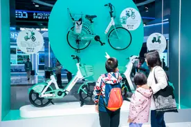 滴滴青桔全新共享电助力单车EM2.0亮相第十六届国际交通技术与设备展览会图片