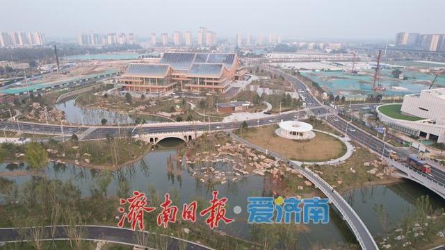 济南鹊山生态文化区一期项目建设如火如荼