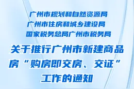 一图读懂丨广州市“购房即交房、交证”办理流程图片