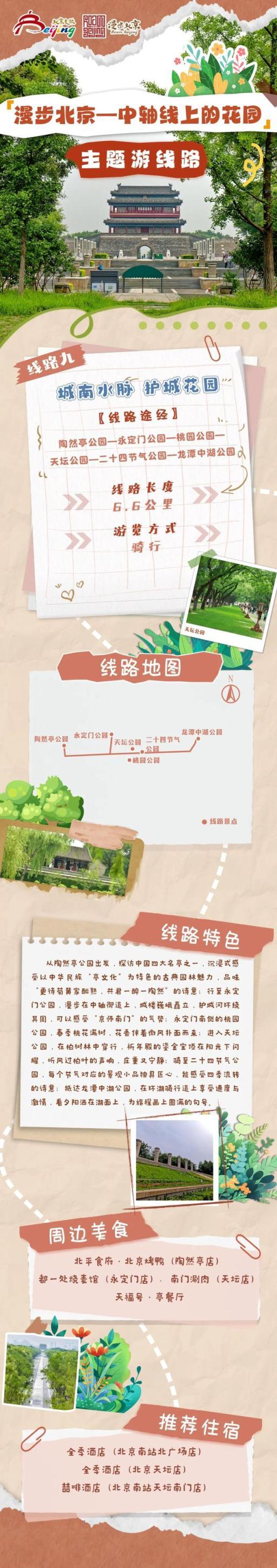 北京市文化和旅游局发布10条“漫步北京·中轴线上的花园”主题游线路